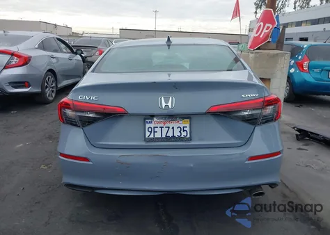 2023 Honda Civic Sport из США, поврежденный, VIN 2HGFE2F58PH524241